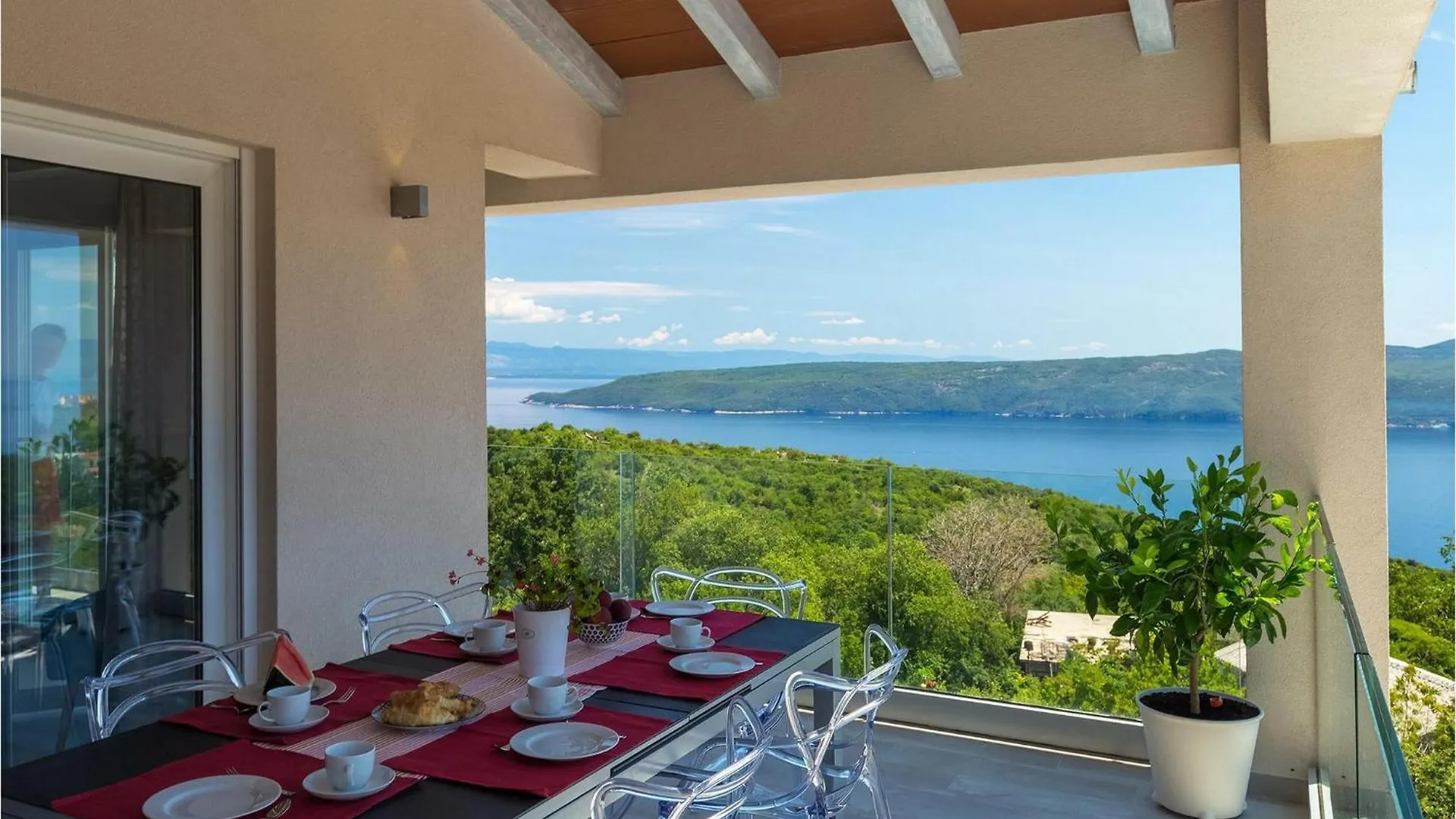 Feriehus Villa Istra Panorama Opatija Kroatien